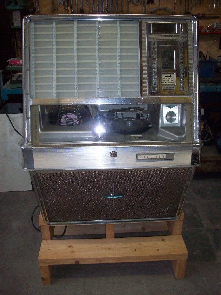 gevraagd ruit van rock ola 430 want jukebox, Verzamelen, Automaten | Jukeboxen, Ophalen, 1960 tot 1970, Rock Ola