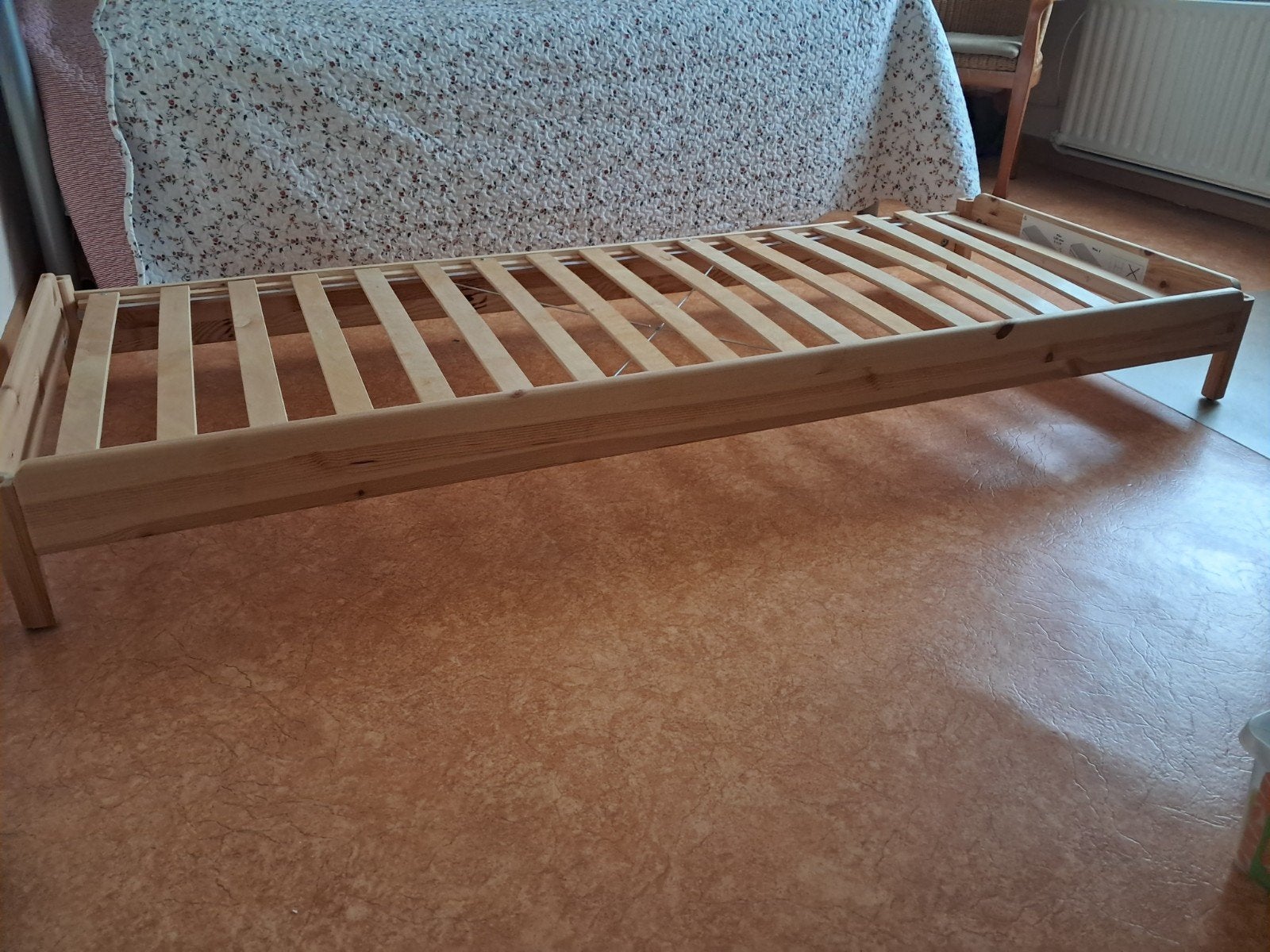 houten eenpersoonsbed, Huis en Inrichting, Ophalen, Eenpersoons, 80 cm, 200 cm