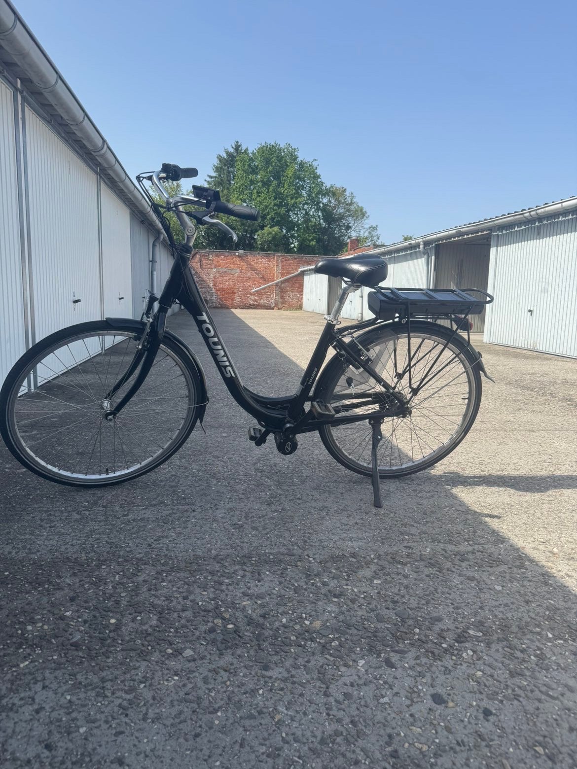 TOUNIS ELEKTRISCHE FIETS MET MIDDENMOTOR, Fietsen en Brommers, Elektrische fietsen, Ophalen, Zo goed als nieuw