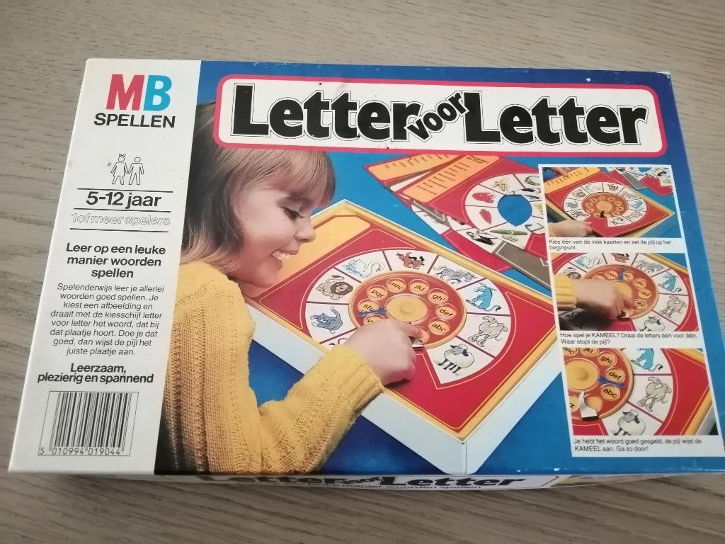 MB letter voor letter, Drie of vier spelers, Ophalen of Verzenden, Zo goed als nieuw, MB spelen