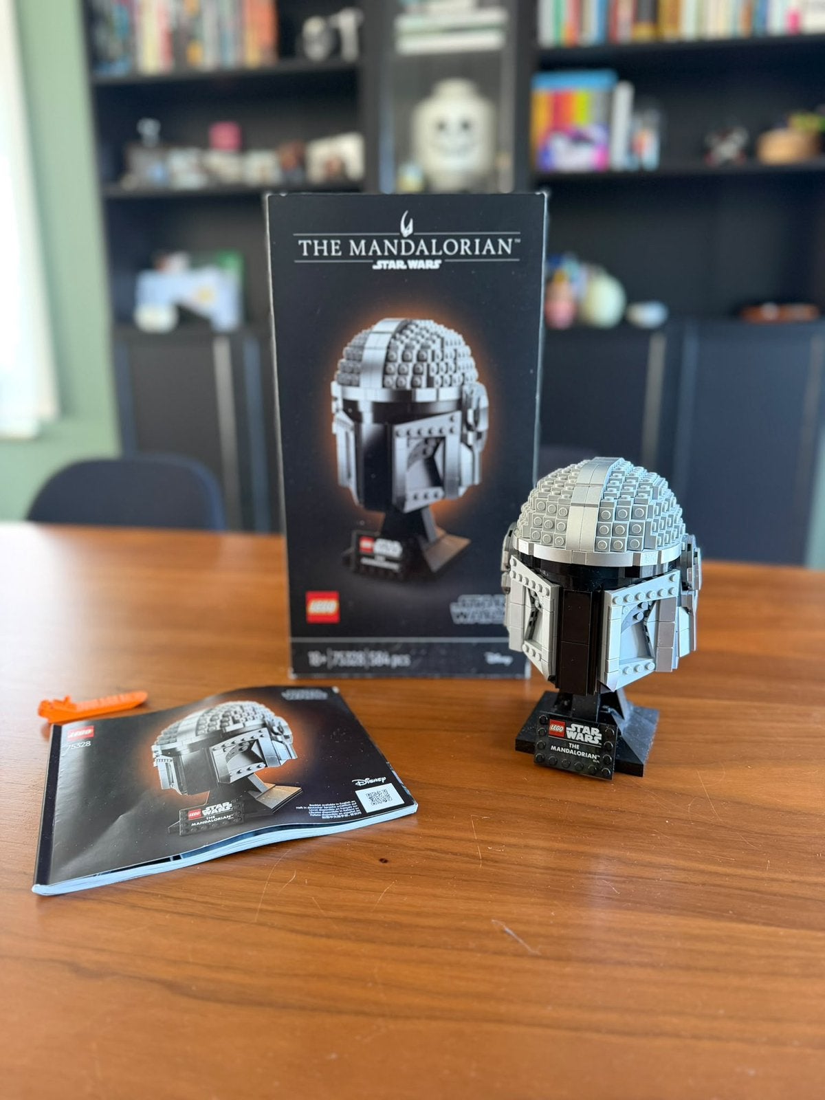 Lego Mandalorian Helmet, Star Wars, Lego, Ophalen of Verzenden, Zo goed als nieuw