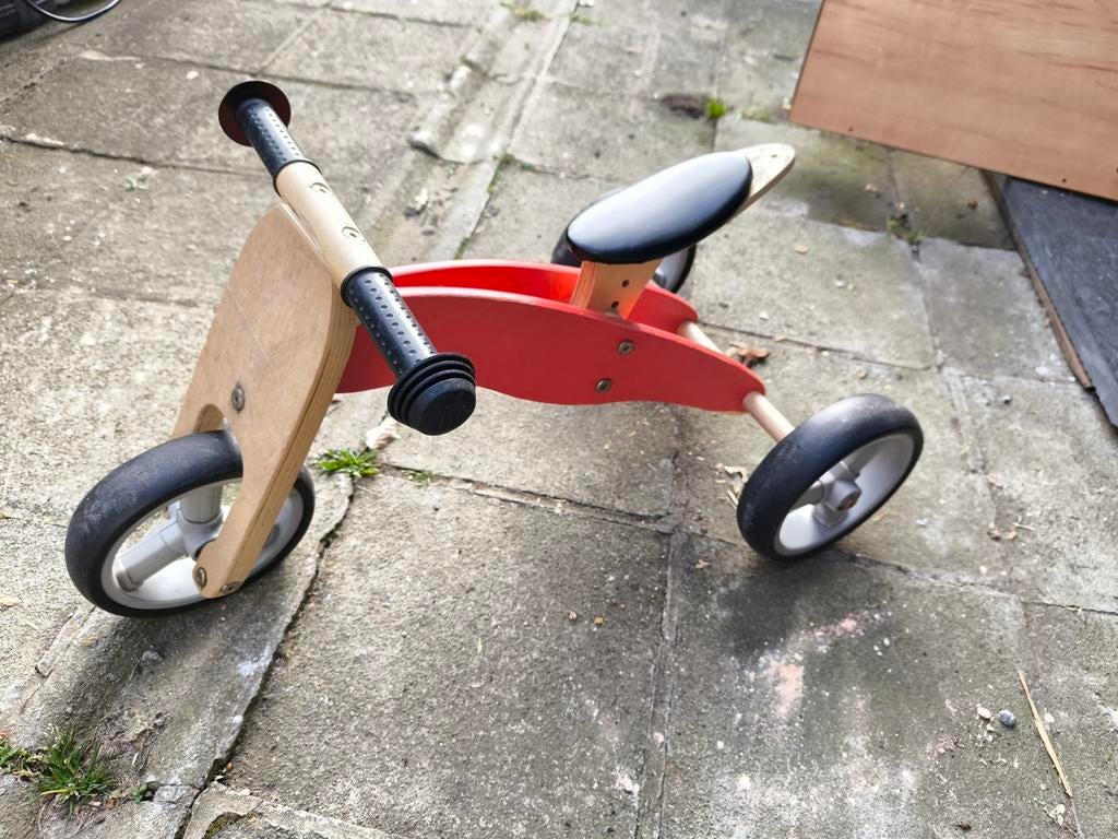 Mooie houten driewieler, Fietsen en Brommers, Ophalen, Gebruikt