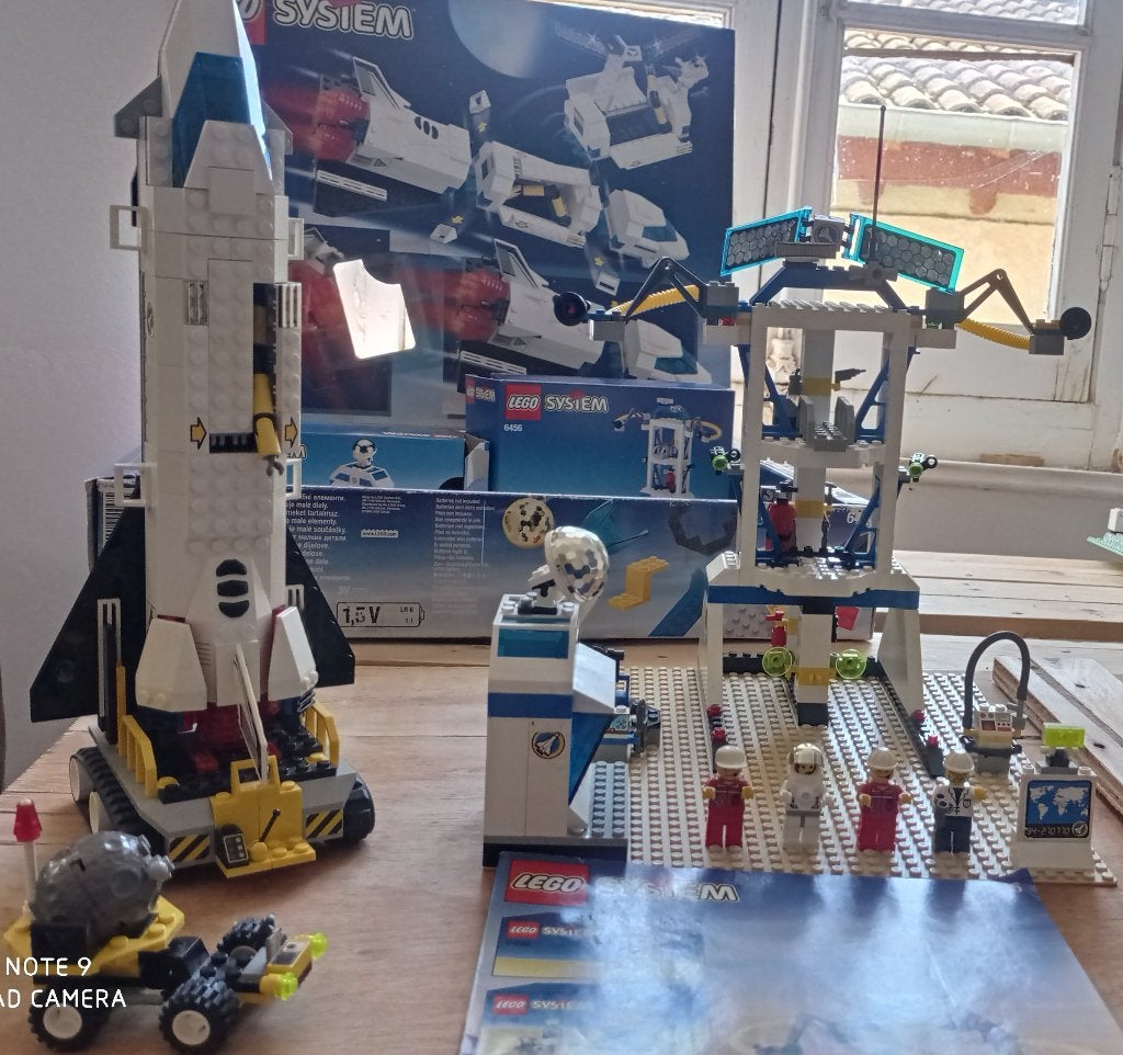 LEGO 6456 Mission Control Navette vintage complet, Instructions incluses, Lego, Ensemble complet, Comme neuf