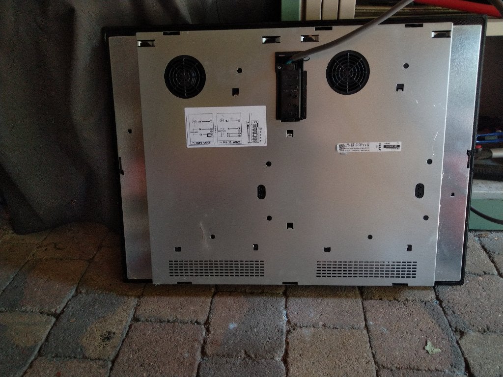 Inductievuur, Ophalen, Gebruikt, 4 kookzones, Inbouw