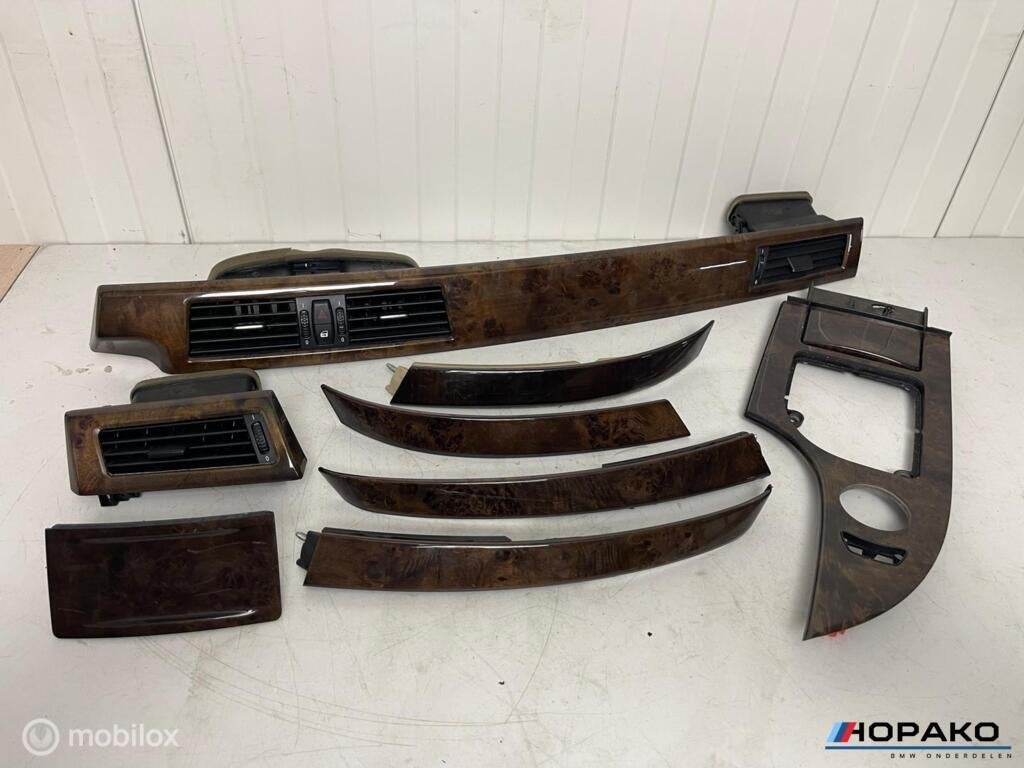 Interieurlijsten set BMW 5 serie E60 E61 hout / walnoot, Gebruikt, Einsteinlaan 5 rijswijk, Bmw, Ophalen of Verzenden