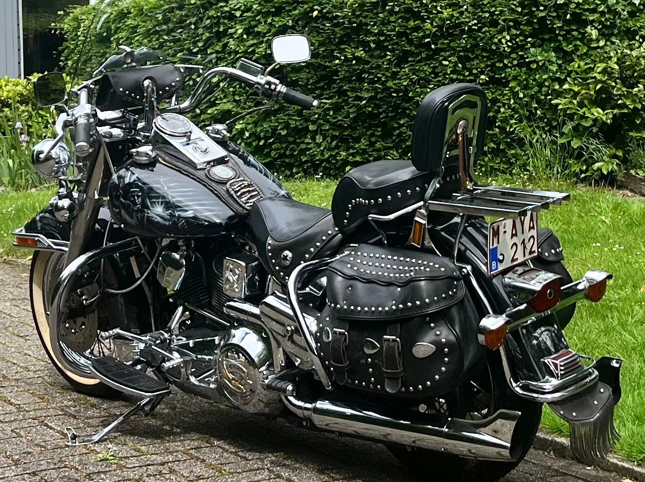 Harley Davidson Heritage softail 1991 oldtimer, 2 cilinders, Chopper, Gebruikt, Particulier