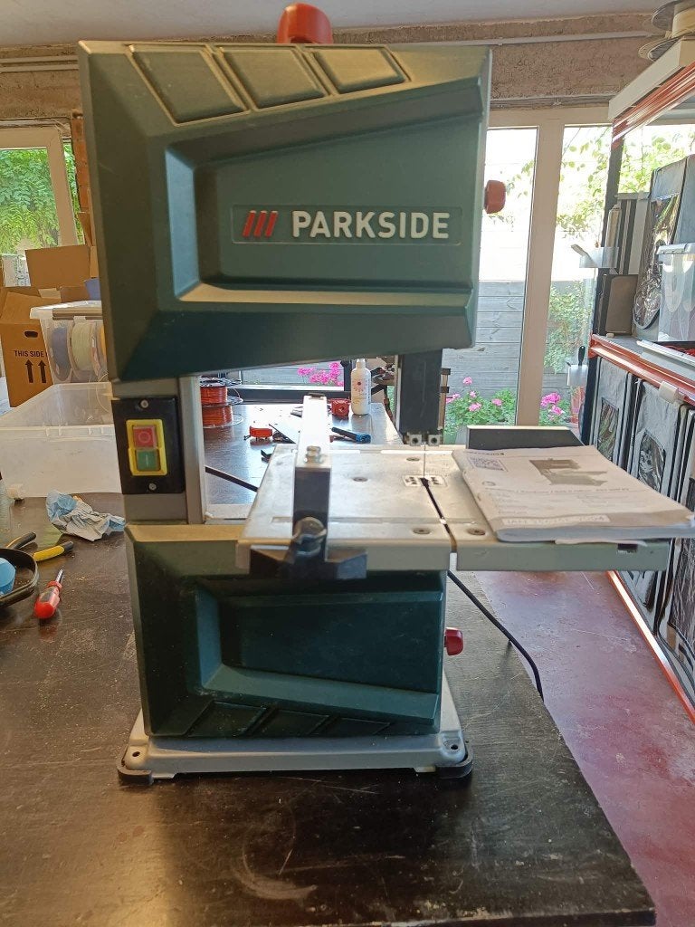 Parkside lintzaag, Ophalen, Niet werkend