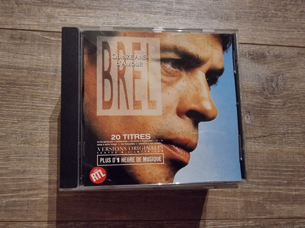 CD Brel – Quinze Ans D'Amour, CD & DVD, CD | Francophone, Enlèvement ou Envoi, Utilisé, Album, Chanson