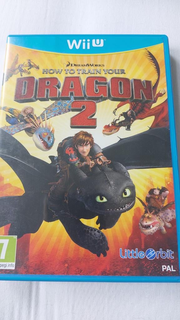 WII U how to train your Dragon 2, Avontuur en Actie, 2 spelers, Ophalen of Verzenden, Zo goed als nieuw