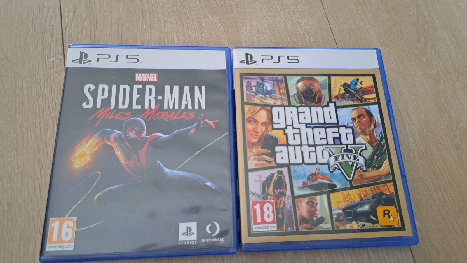 Spiderman en GTA PlayStation 5, Games en Spelcomputers, Ophalen of Verzenden, Zo goed als nieuw