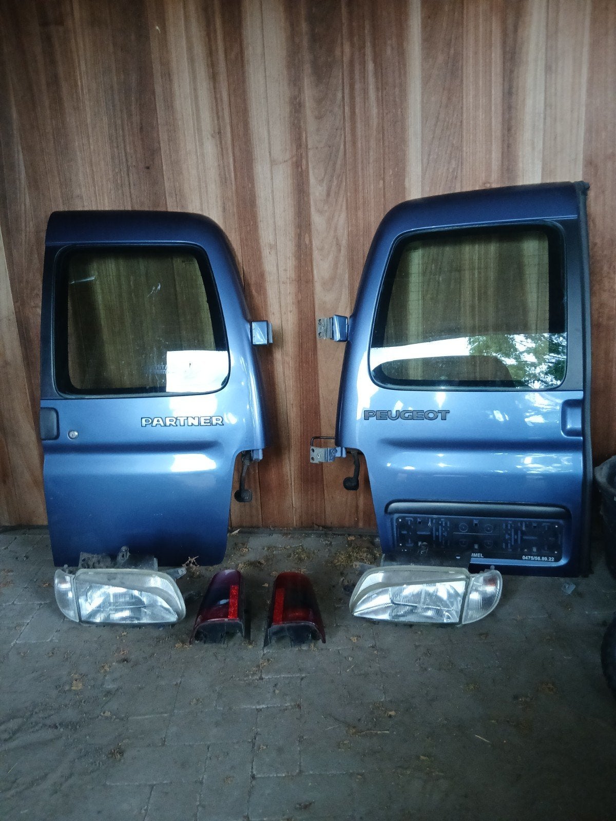 peugeot partner 1999, Enlèvement, Peugeot, Haillon arrière