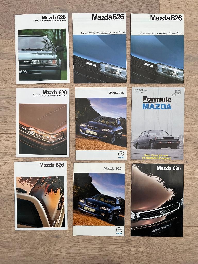 BROCHURES MAZDA 626, Livres, Autos | Brochures & Magazines, Enlèvement ou Envoi, Utilisé, Mazda