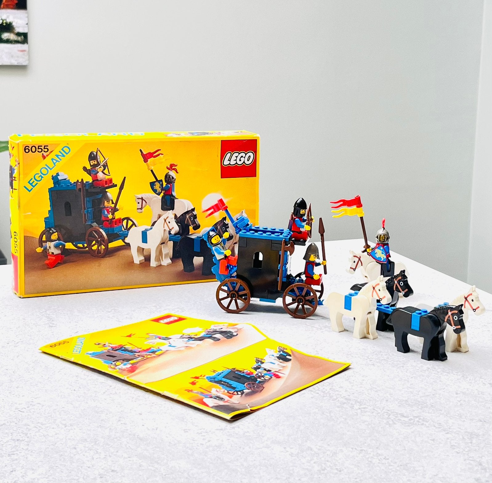 LEGO 6055 Prisoner Convoy – Vintage Castle (1985) mét doos, Kinderen en Baby's, Inclusief instructies, Lego, Ophalen of Verzenden
