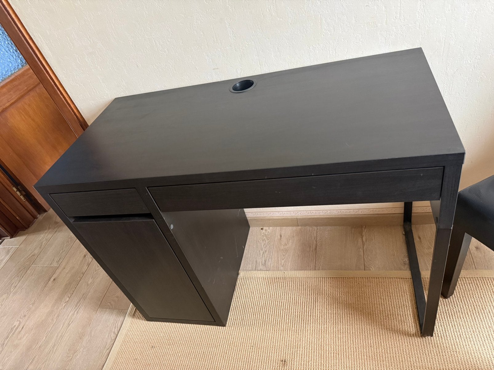 Bureau ikea, Maison & Meubles, Bureaux, Enlèvement, Comme neuf, IKEA, Noir