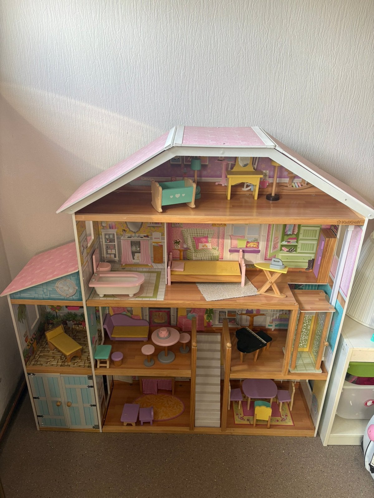 Kidkraft groot poppenhuis met lift, Kinderen en Baby's, Ophalen