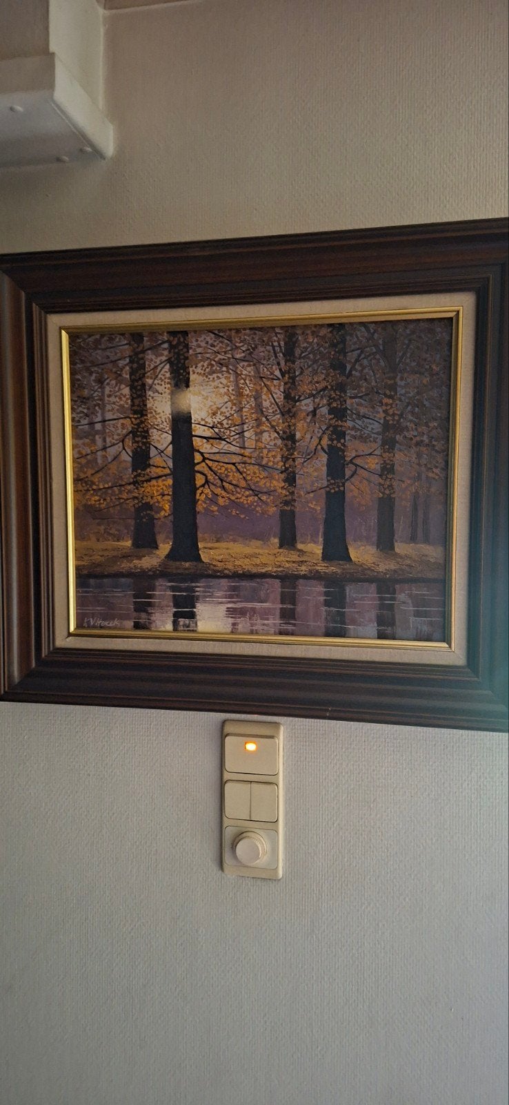 karel van herck landschapschilder retie, Antiek en Kunst, Ophalen