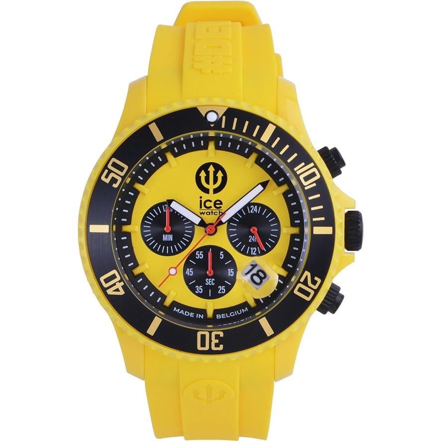 100€ Montre Ice-Watch Red Devils jaune édition limitée neuve, Ophalen of Verzenden, Nieuw, Polshorloge, Swatch