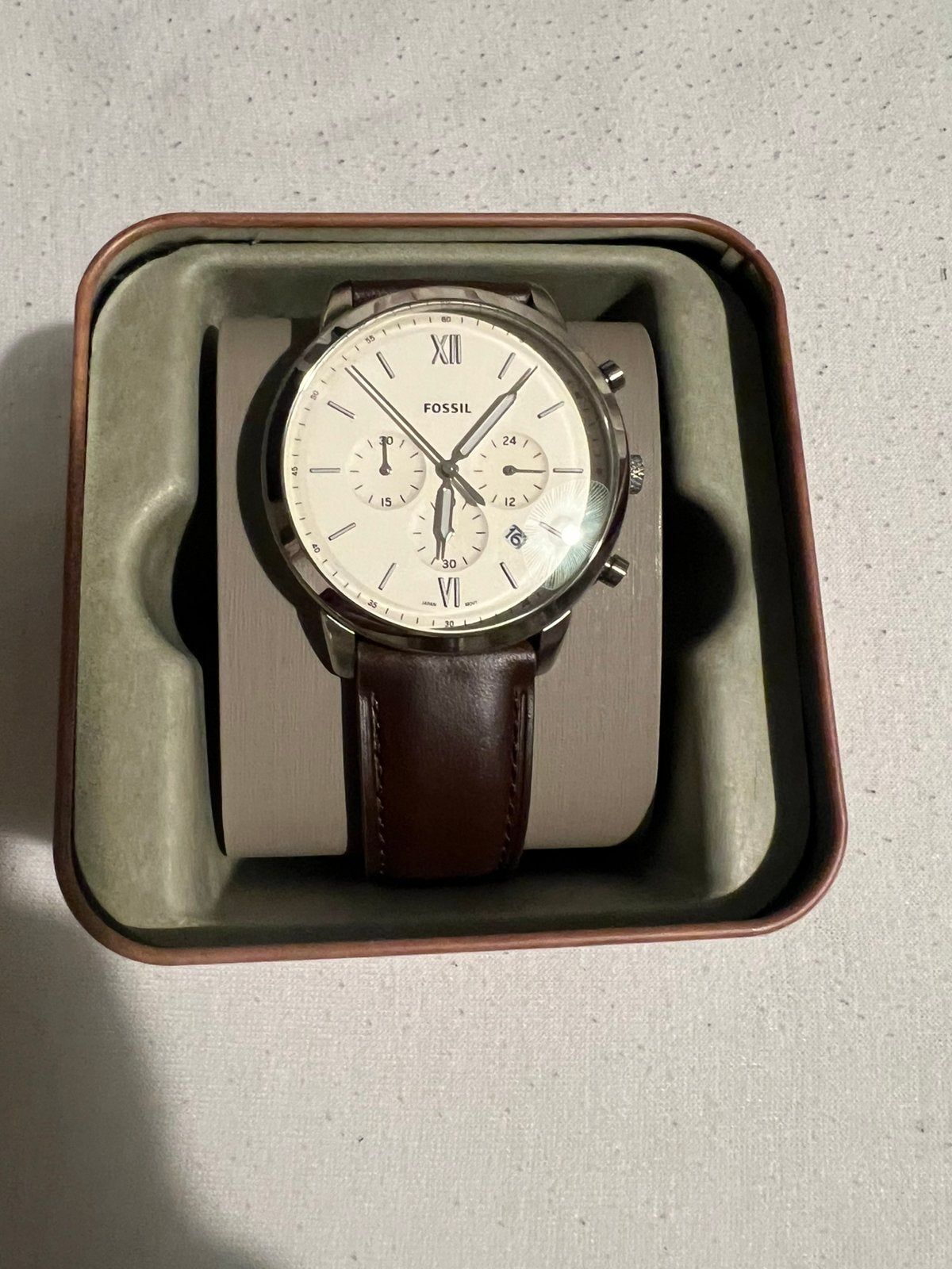 Montre Fossil, Bijoux, Sacs & Beauté, Montre-bracelet, Autres marques, Cuir, Comme neuf