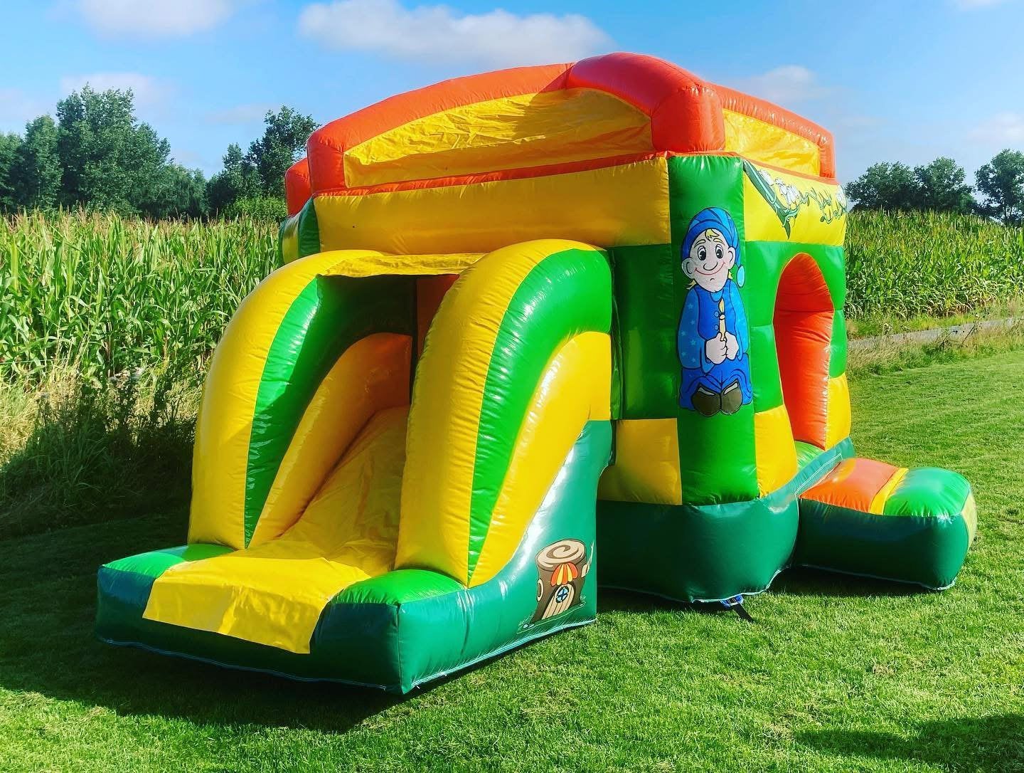 Springkasteel 4 x 3,5m, Ophalen, Zo goed als nieuw
