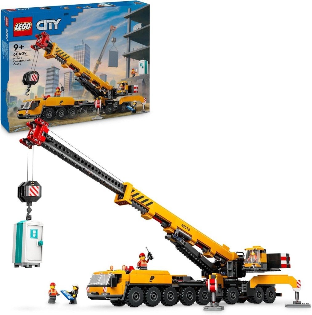 Neuf - Lego La grue de chantier mobile jaune (60409), Neuf, City, Lego, Complet