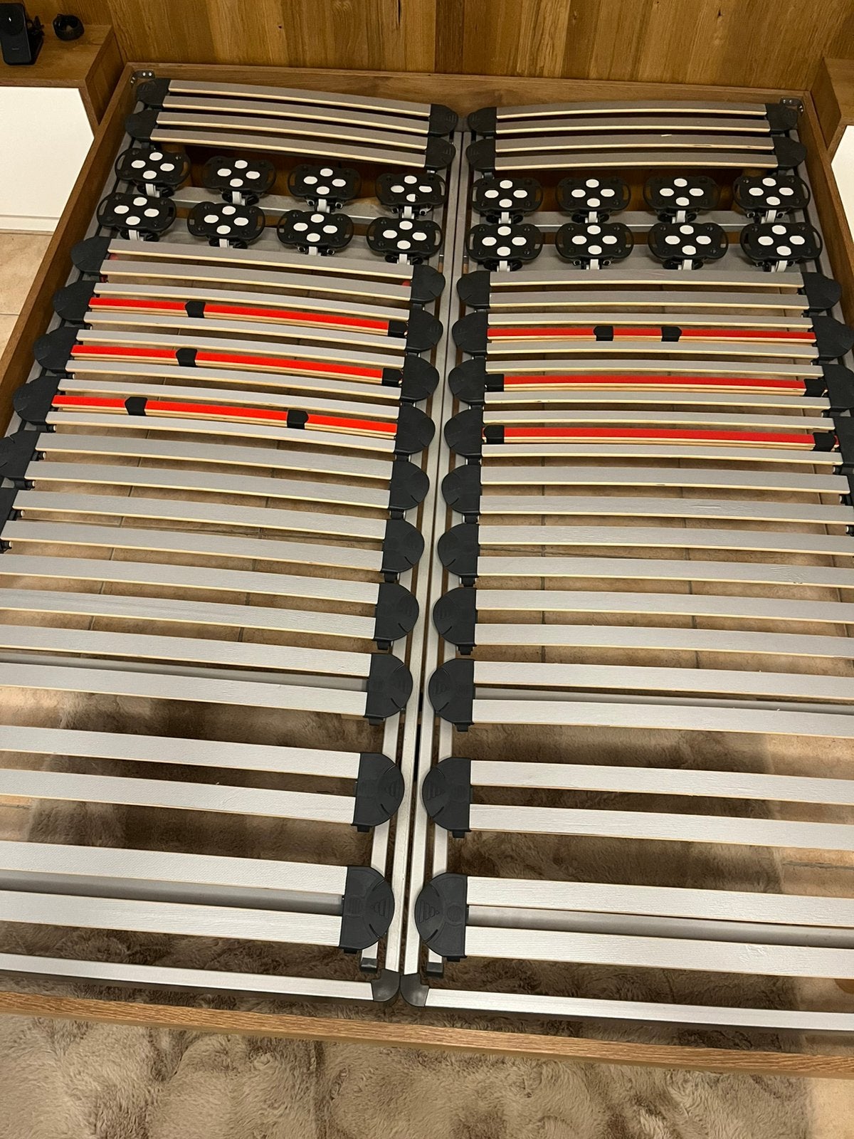 Matelas+sommiers, Maison & Meubles, Chambre à coucher | Matelas & Sommiers, Matelas, Comme neuf, Enlèvement, 200 cm