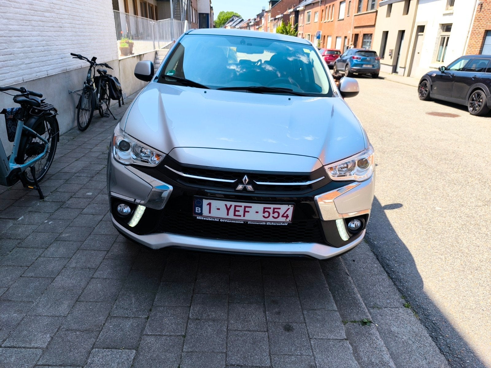 Mitsubishi ASX bij 2018, Benzine 1.6i ,61000km,''NIEUWSTAAT', Argent ou Gris, Euro 6, Noir, 5 portes
