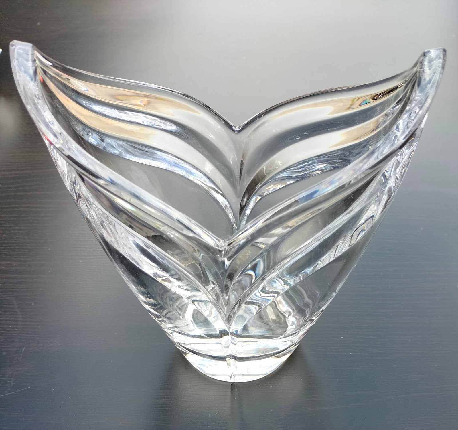 Decoratieve kristallen vaas, Antiek en Kunst, Ophalen