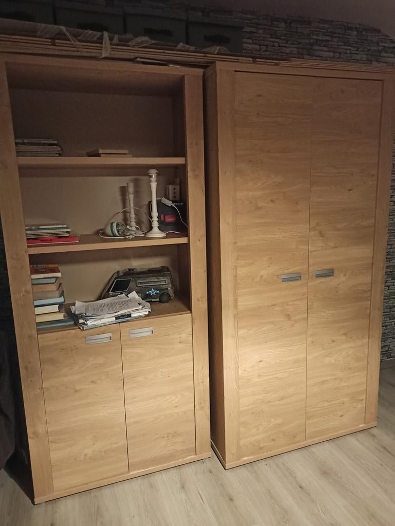 Chambre d'enfant complète de 5 pièces : lit + 4 armoires et, Enlèvement