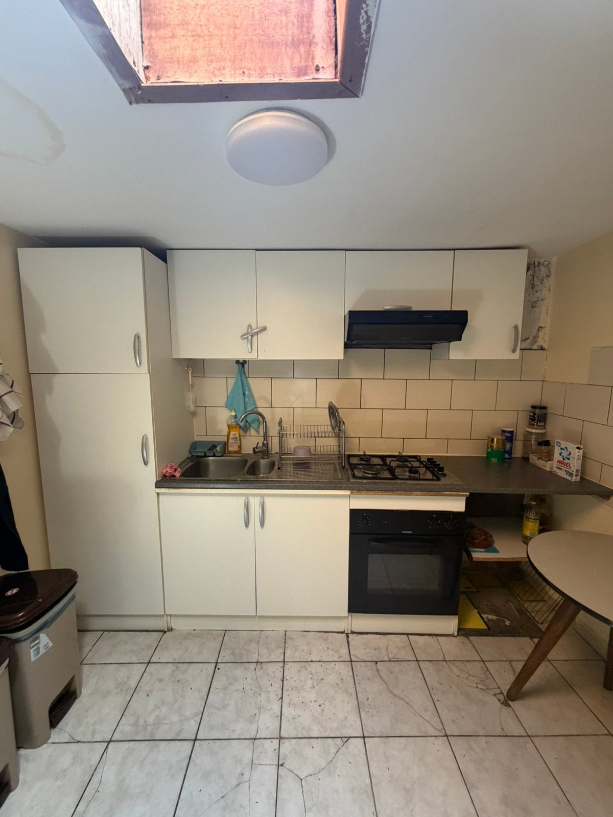 Keuken, Ophalen, Gebruikt, Wit, Enkelwandige keuken