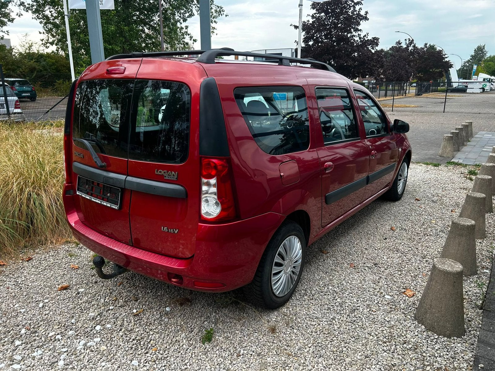 Dacia logan benzine met keuring verkoop garantie, Autos, Dacia, Rouge, 50 kW, Entreprise, Boîte manuelle