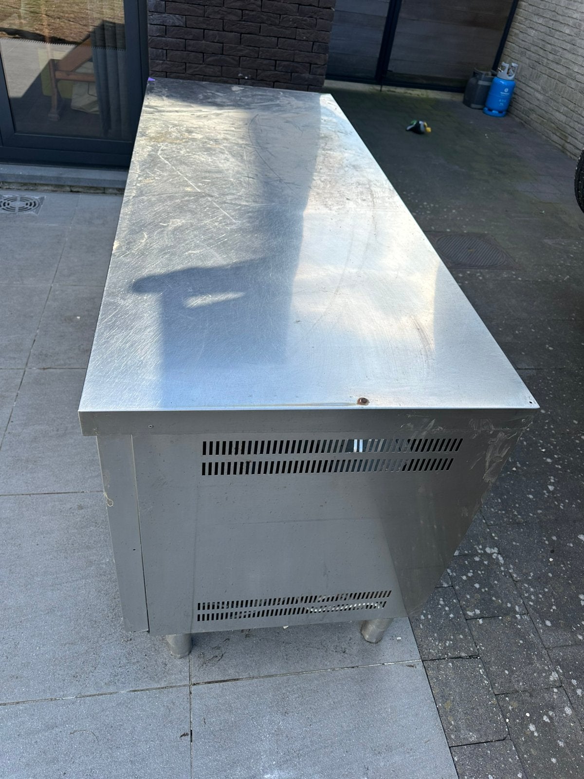 RVS koelwerkbank 3-deurs Chef cool, Ophalen