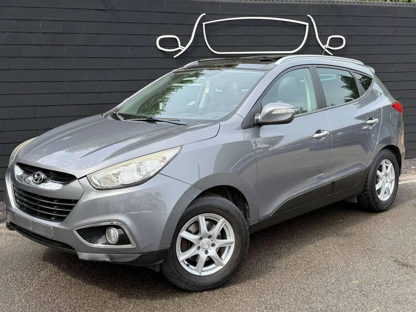 Hyundai ix35 1.7 CRDi+FULL OPT+NAVI+CAMERA+AIRCO+TOIT OUVRAN, Autos, Cuir, Achat, Entreprise, 1 kg