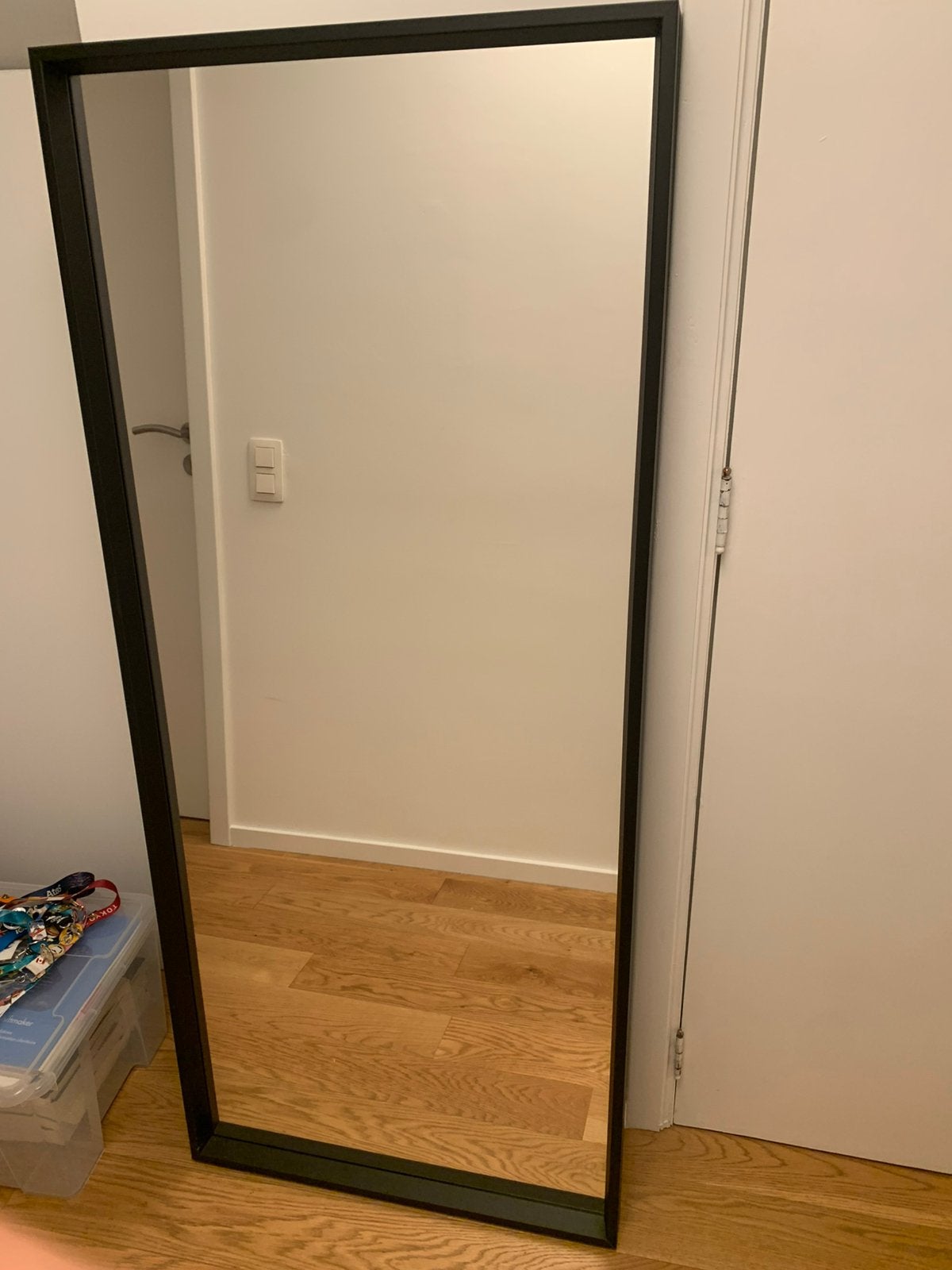 Grand miroir ikea 150x65cm - grote ikea spiegel van 150x65cm, Maison & Meubles, Enlèvement, Comme neuf