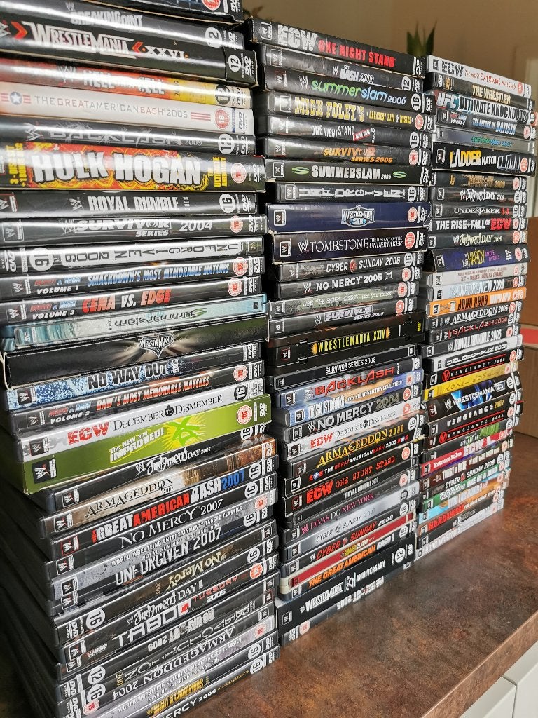 Groot WWE lot, CD & DVD, DVD | TV & Séries télévisées, Enlèvement, Utilisé, Autres genres