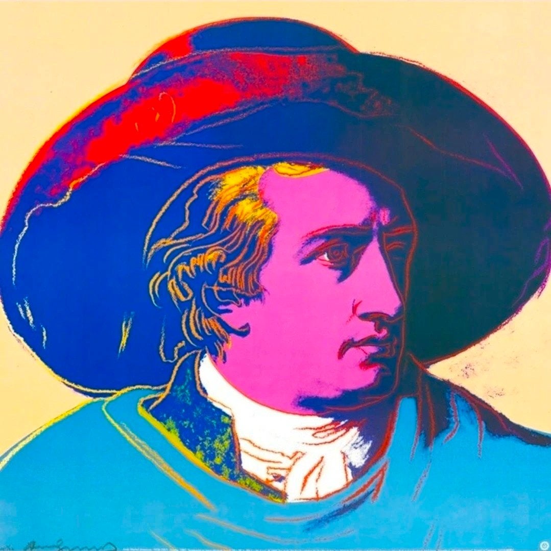 Andy Warhol – Goethe (1982) – Hoogwaardige Pop Art Kunstdruk, Verzenden
