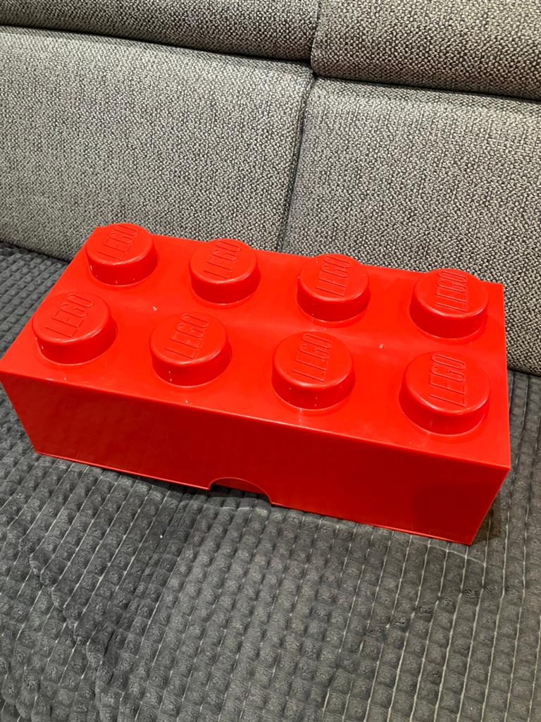 Grande boîte de rangement Lego 50 x 25 x 15 cm, Enlèvement ou Envoi, Comme neuf, Lego
