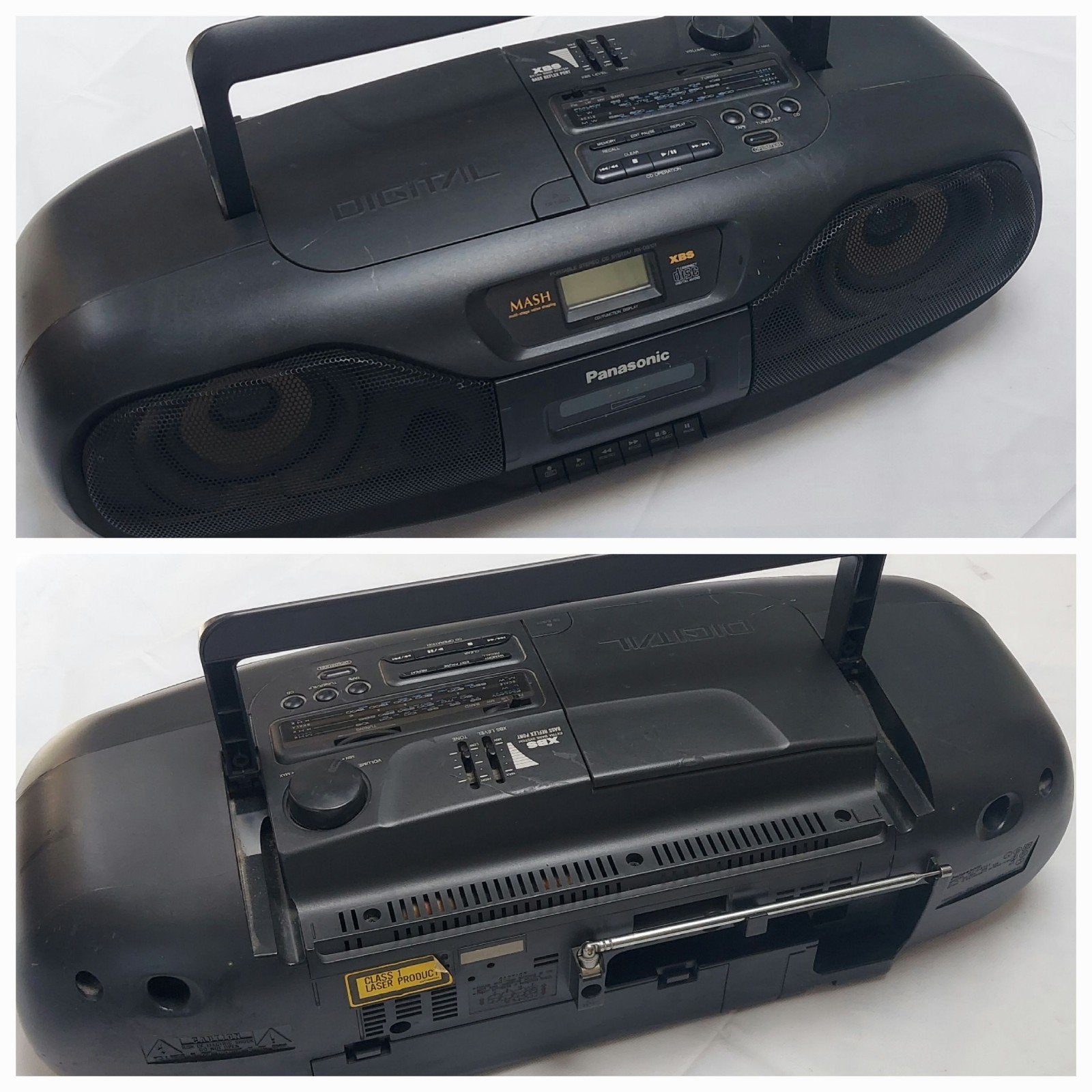 Panasonic Vintage Boombox, Motos, Accessoires | Valises & Sacs, Enlèvement ou Envoi