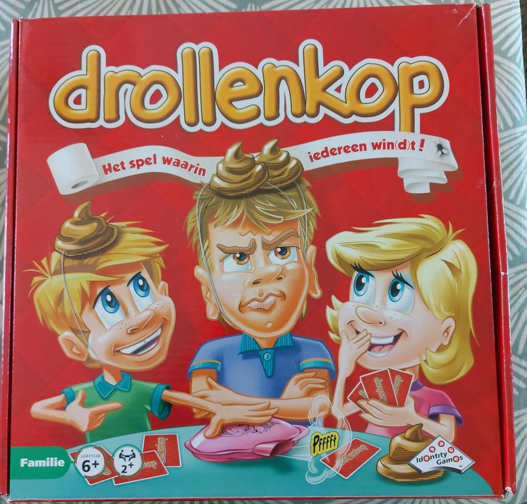 Gezelschapsspel Drollenkop, Hobby & Loisirs créatifs, Jeux de société | Autre, Cinq joueurs ou plus, Enlèvement, Neuf, Identity Games