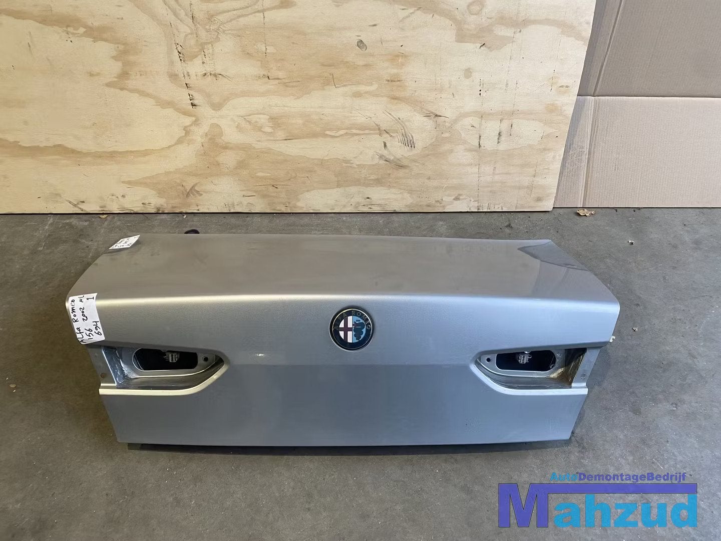 ALFA ROMEO 156 SEDAN Grijs 694 achterklep 1997-2005, Gebruikt, Dpofca@stellantis.com, Deur, Stellantis Europe S.p.A.