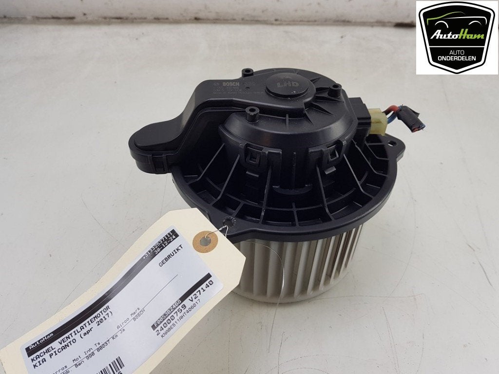 VENTILATEUR RADIATEUR MOTEUR Kia Picanto (TA), Utilisé, Kia