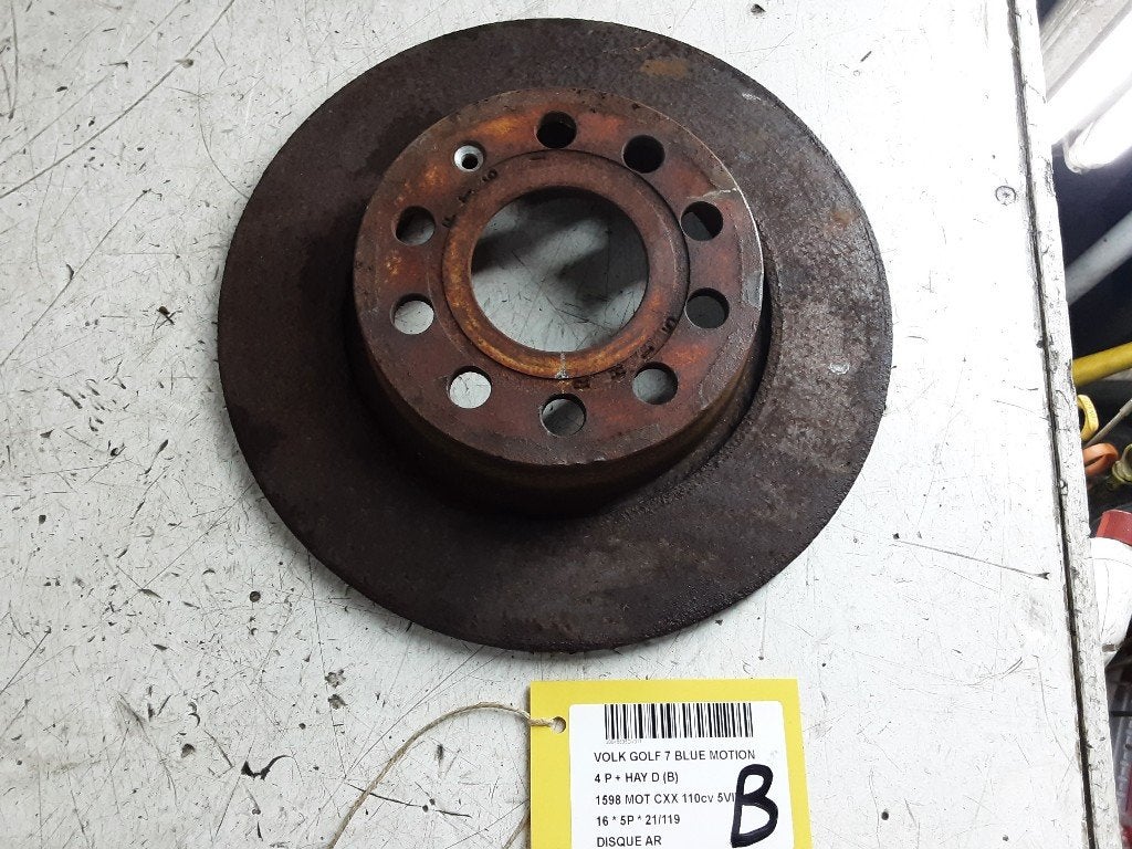REMSCHIJF ACHTER Volkswagen Golf VII (AUA) (01-2012/03-2021), Auto-onderdelen, Gebruikt, Volkswagen, Volkswagen AG, Kundenbetreuung@volkswagen.de