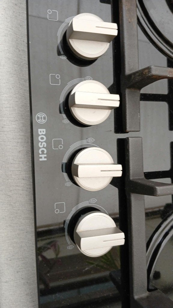 Te koop Gaskookplaat Bosch, Elektronische apparatuur, Ophalen, Zo goed als nieuw, Inductie, 4 kookzones