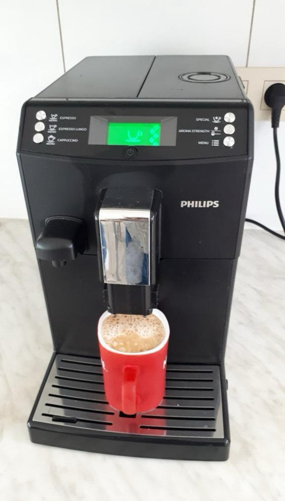 Machine à café expresso philips, Ophalen, Gebruikt, Koffiebonen