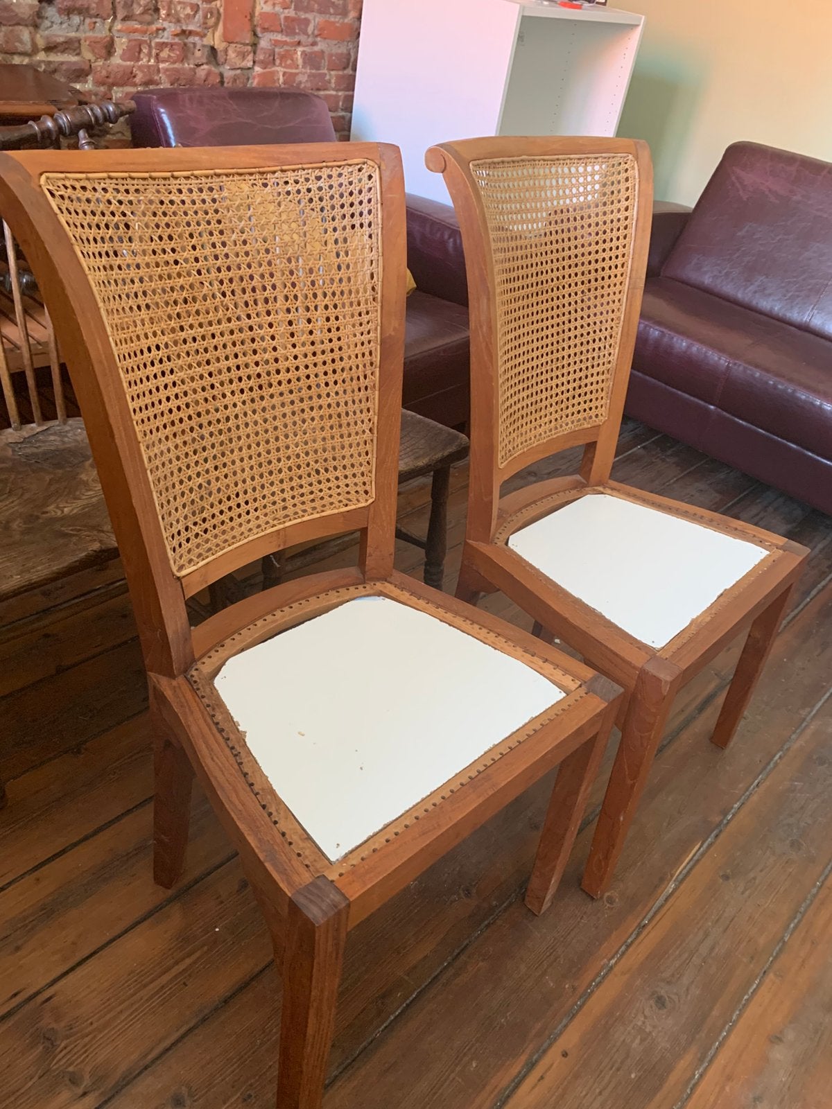 Set rotan stoelen, Ophalen, Twee, Design, Riet of Rotan