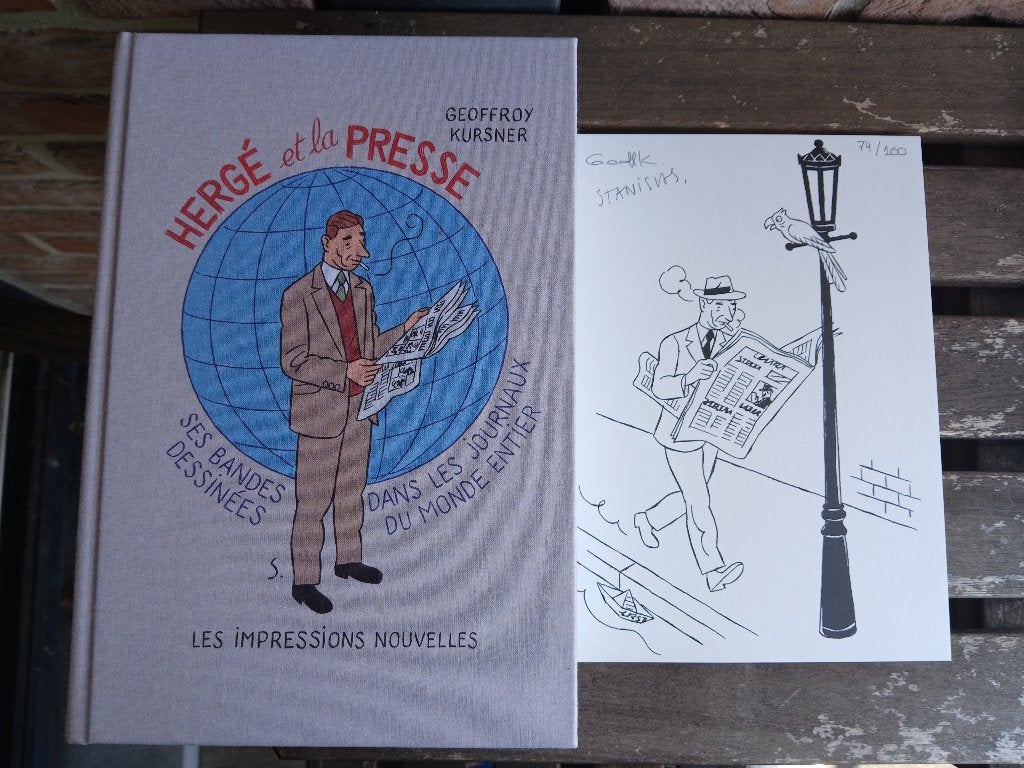 Livre "Hergé et la presse" n74/160 + ex-libris, Enlèvement, Neuf, HERGE