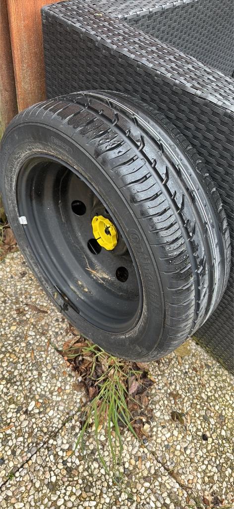 Continental band 195/55 R16 op stalen velg, Auto-onderdelen, Banden en Velgen, 16 inch, Ophalen