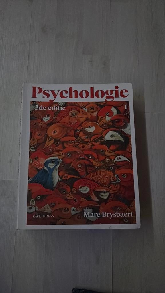Psychologie - Marc Brysbaert (volume 1-3), Enlèvement ou Envoi, Comme neuf