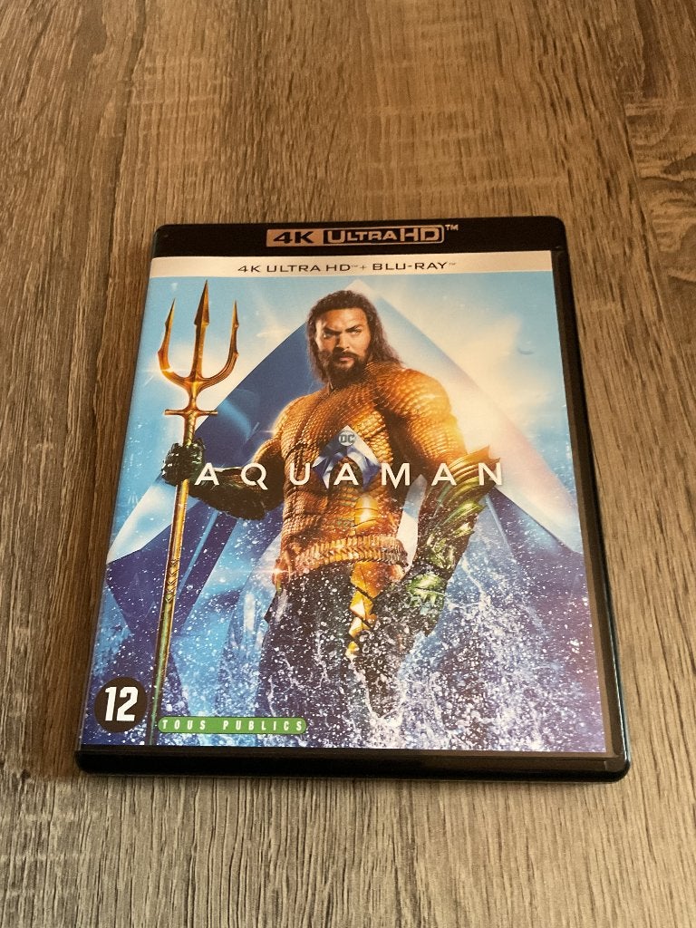 Aquaman 4K + Blu ray, CD & DVD, Blu-ray, Action, Enlèvement ou Envoi, Néerlandais, Film