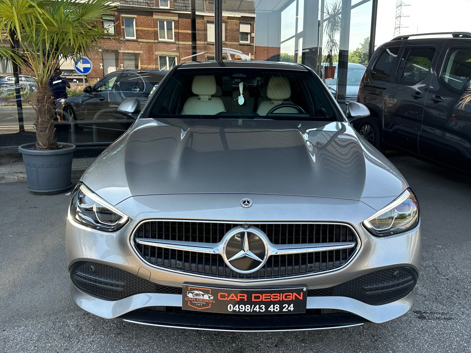 Mercedes C200d business Line / 2023 / 47.000km…, Auto's, Mercedes-Benz, Automaat, 120 kW, Bedrijf, Zilver of Grijs