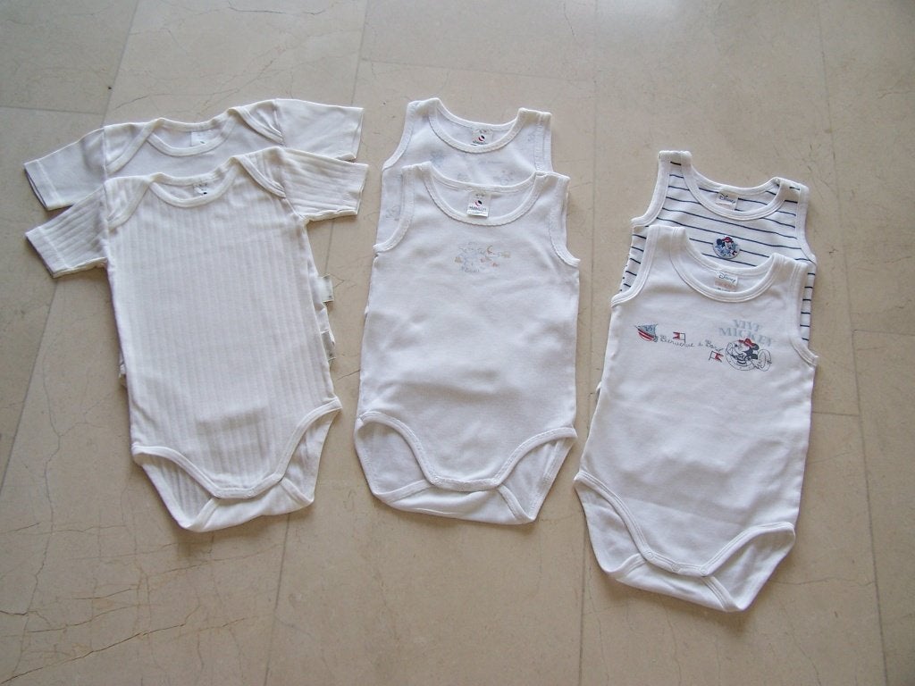 Bundel baby body’s 80-86 cm – Disney, Absorba, Minnie Mousse, Kinderen en Baby's, Babykleding | Maat 50, Gebruikt, Jongetje of Meisje